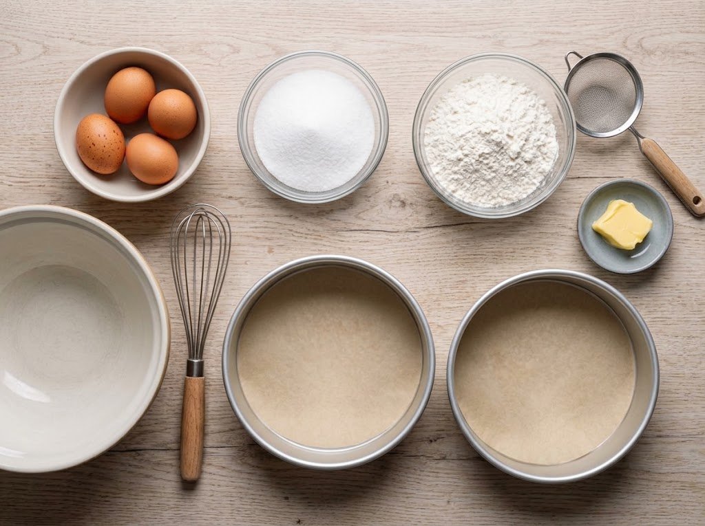 Delia Smith Fatless Sponge ingredients