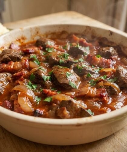 Delia Smith Liver and Bacon Casserole Recipe