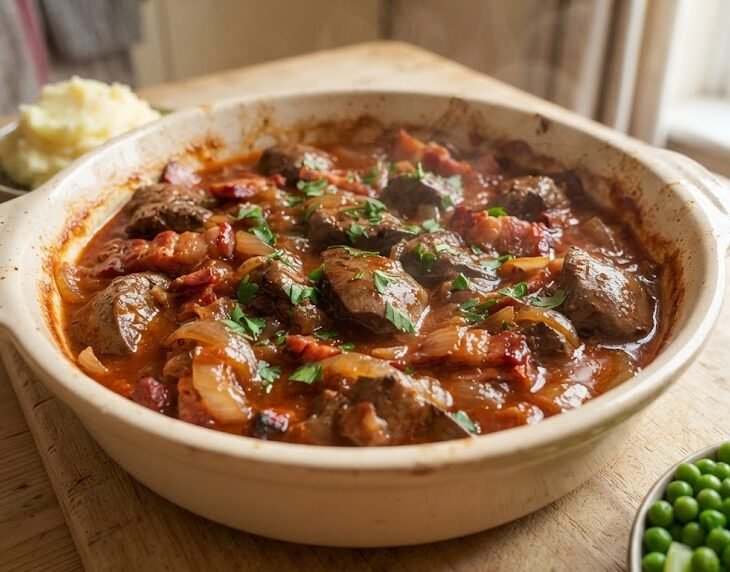 Delia Smith Liver and Bacon Casserole Recipe