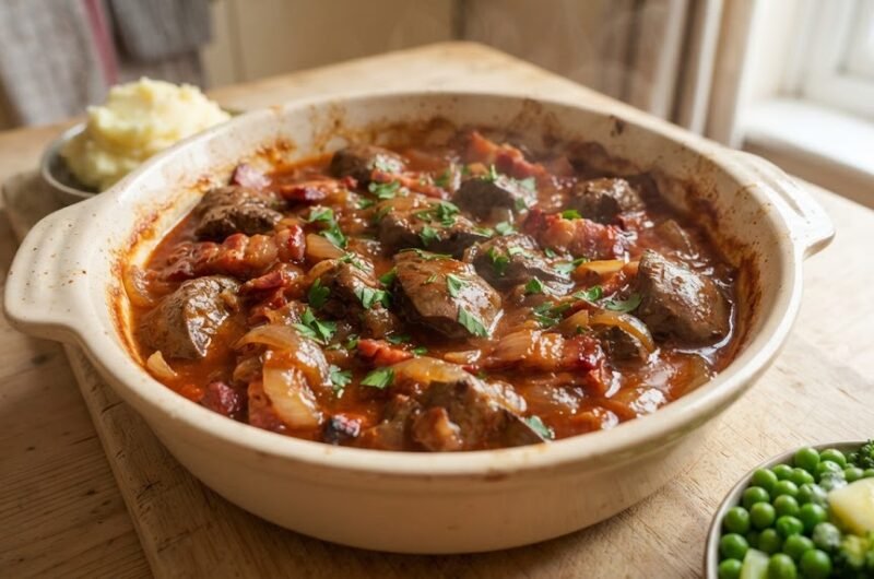 Delia Smith Liver and Bacon Casserole Recipe
