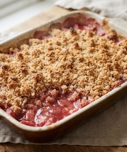 Delia Smith Rhubarb Crumble Recipe