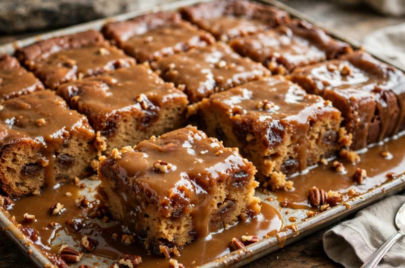 Delia Smith Sticky Toffee Pudding Traybake Recipe